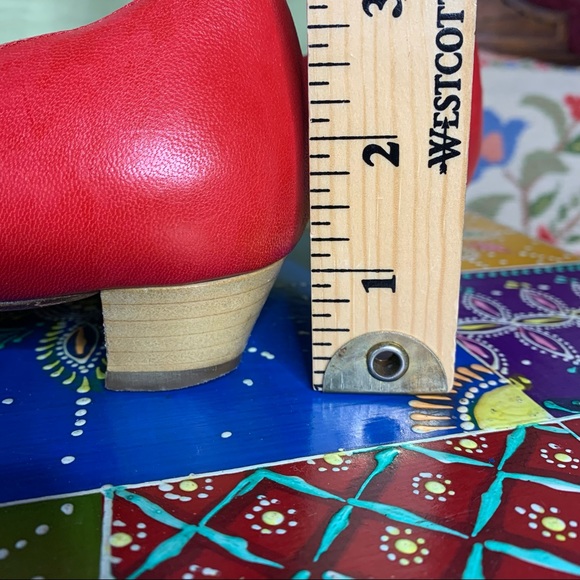 Red Leather Loafers - Picture 8 of 9